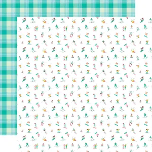 Simple Stories - Snow Pine Lodge - 12x12 Single Sheet - Frosty Fun