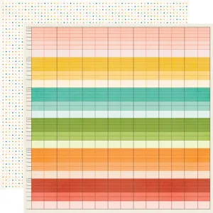 Simple Stories - Summer Snapshots - 12x12 Single Sheet - Easy Breezy