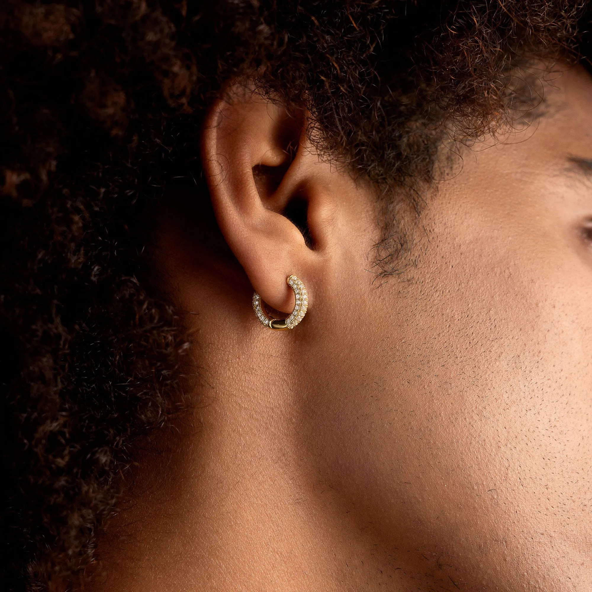 Single Circle Hoop Earring
