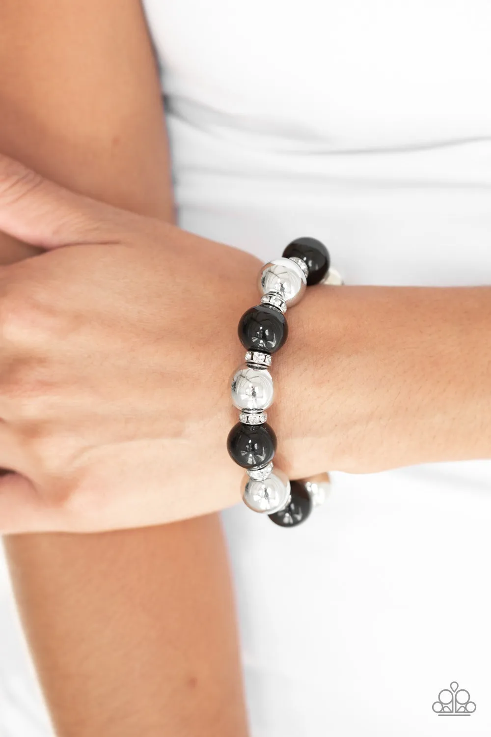 So Not Sorry Black Bracelet