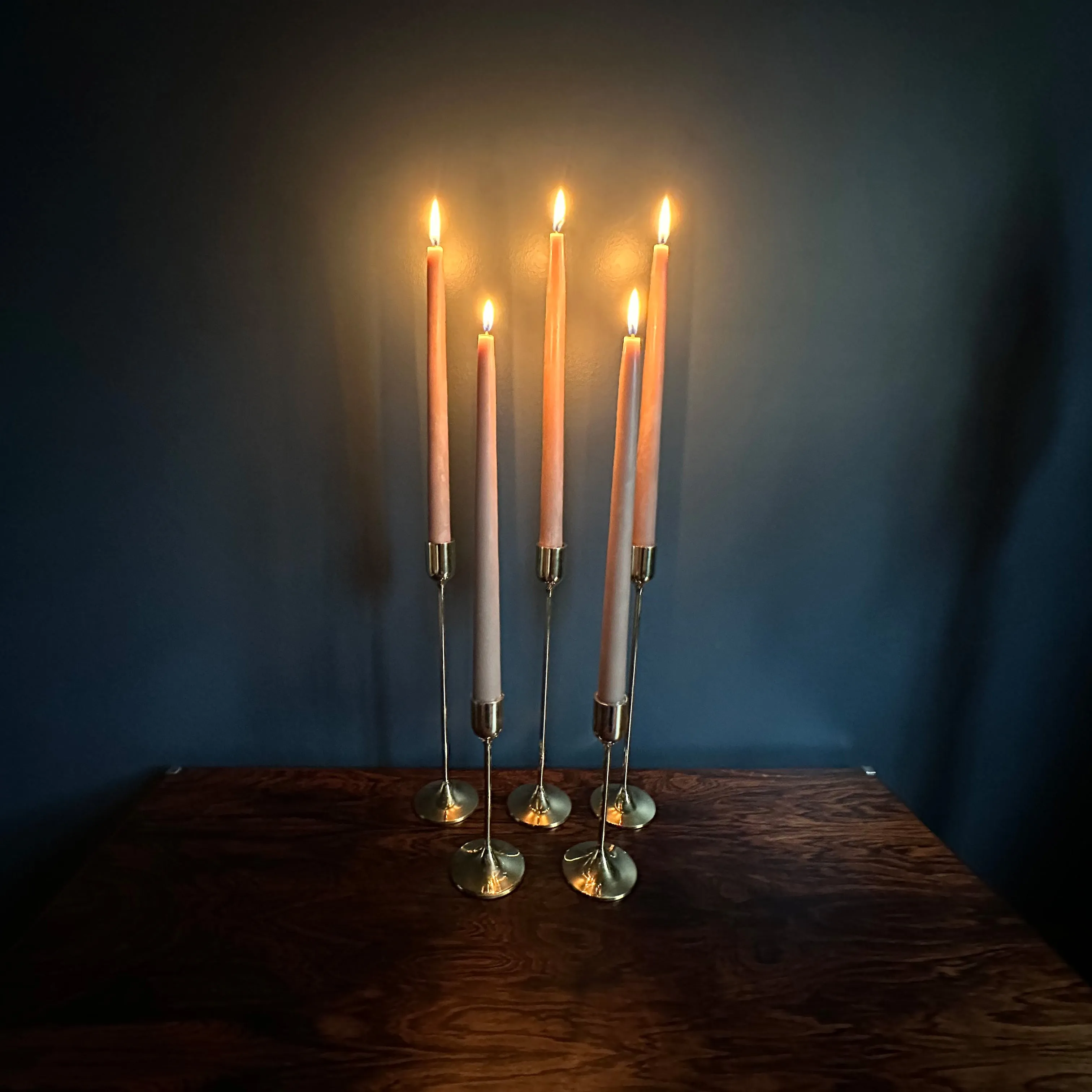 Solid Brass Taper Stands