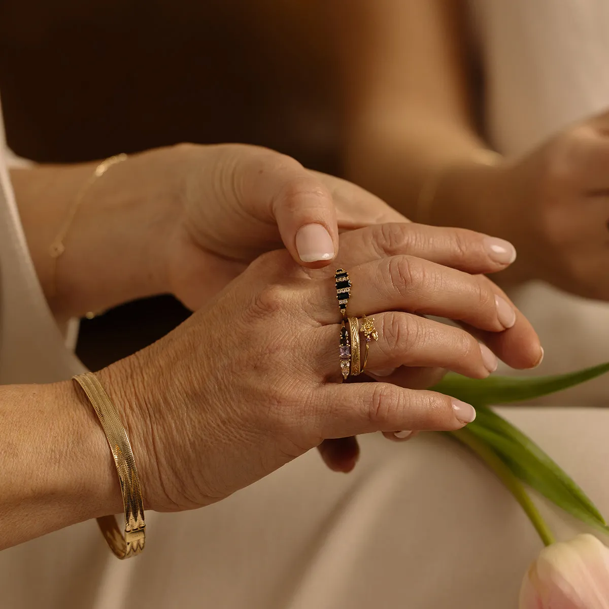 Solid Gold Filigree Ring