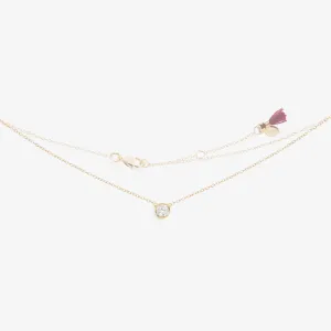 Solitaire Chain Necklace