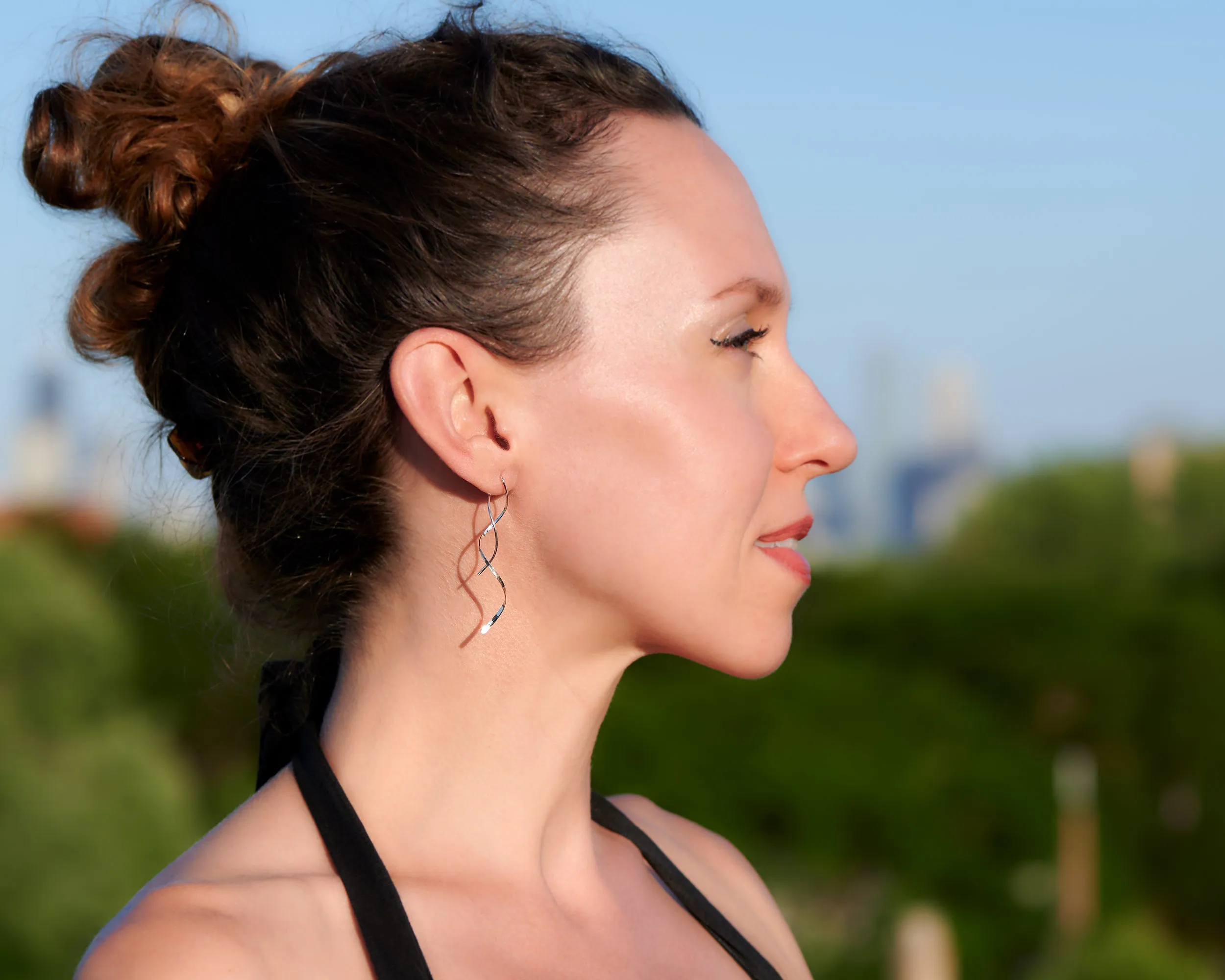 Spiral Threader Earrings