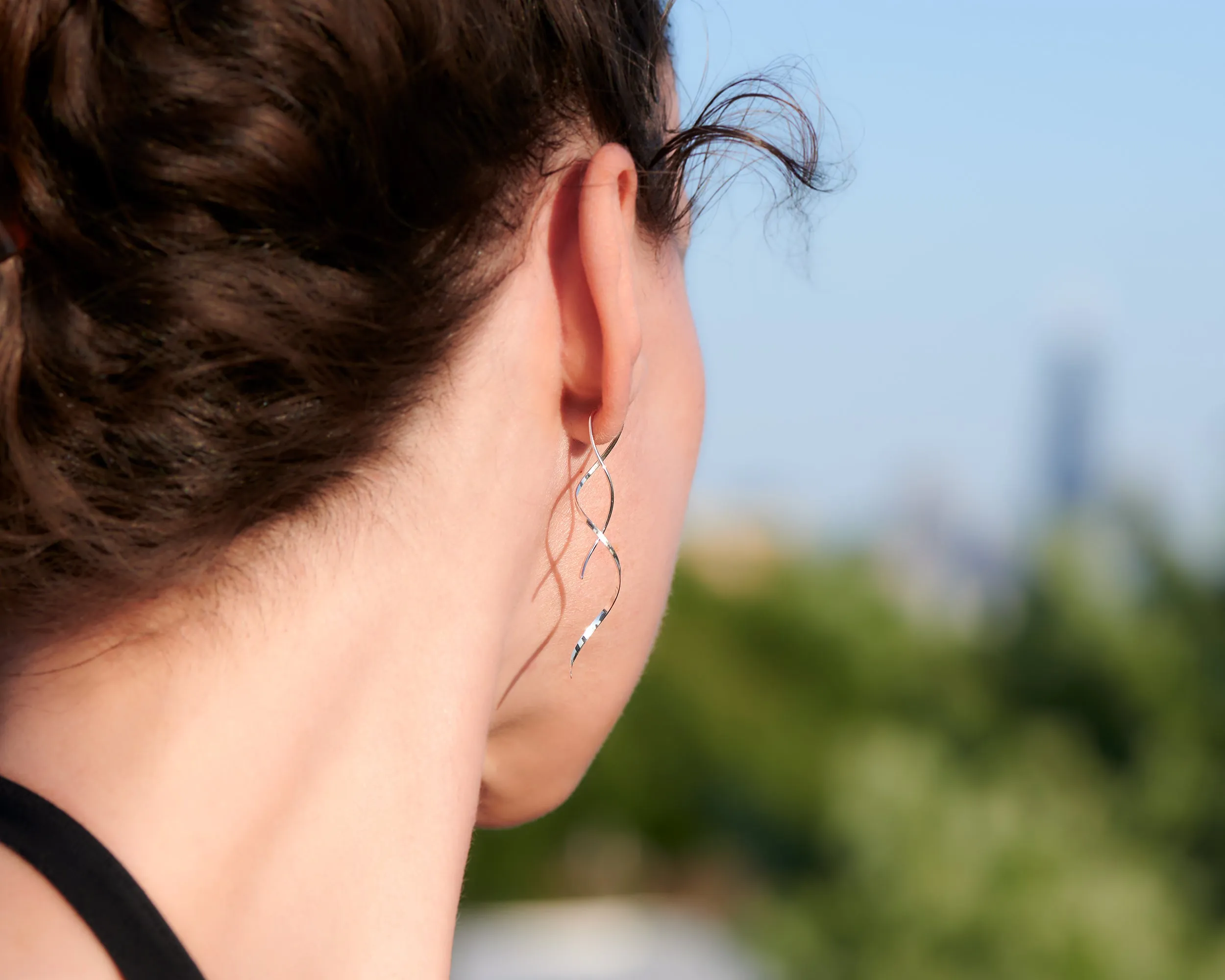 Spiral Threader Earrings