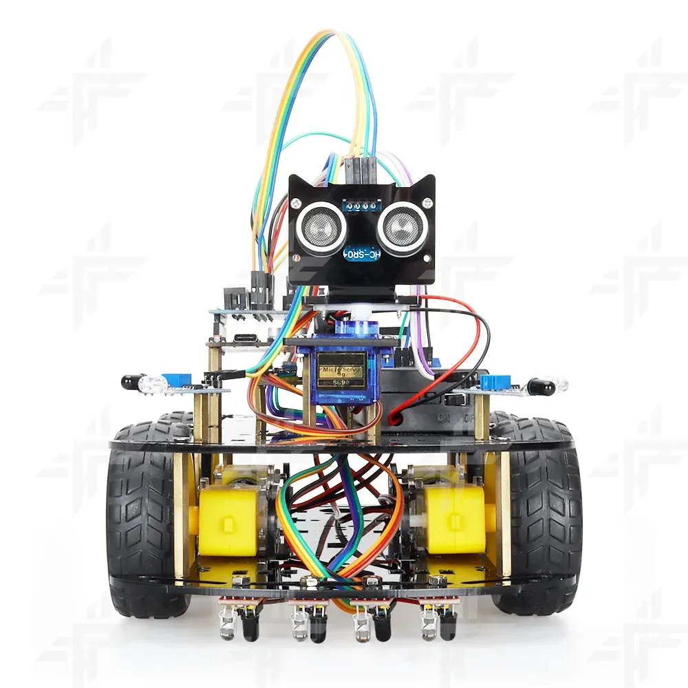STEM Gift Programming 4WD Smart Robot Car Kit CC   Project DIY Education Robot Kit