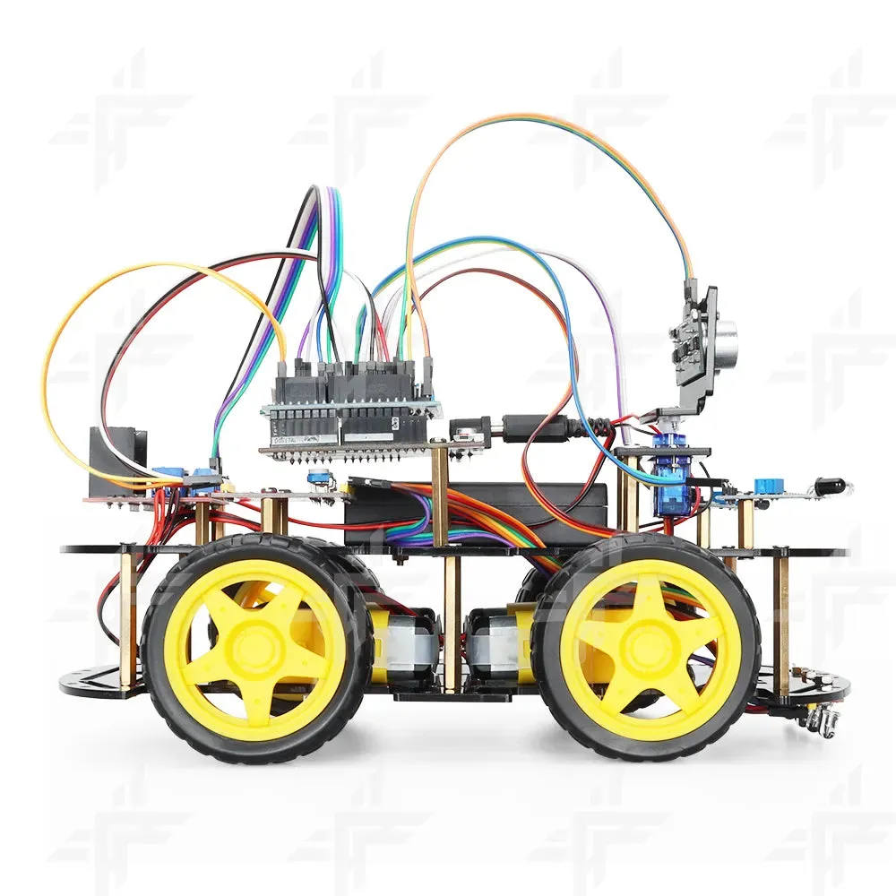STEM Gift Programming 4WD Smart Robot Car Kit CC   Project DIY Education Robot Kit