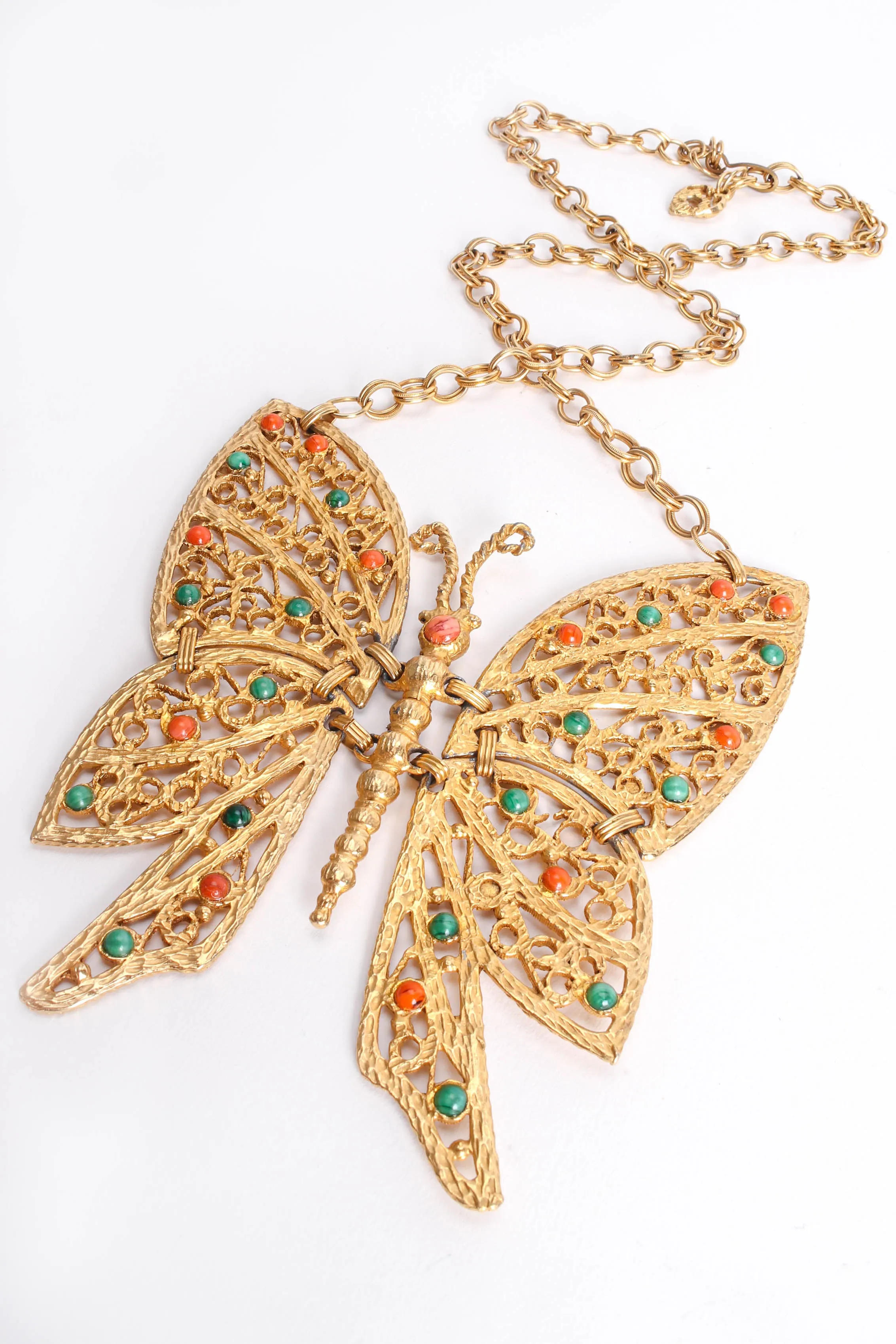 Swallowtail Filigree Butterfly Necklace