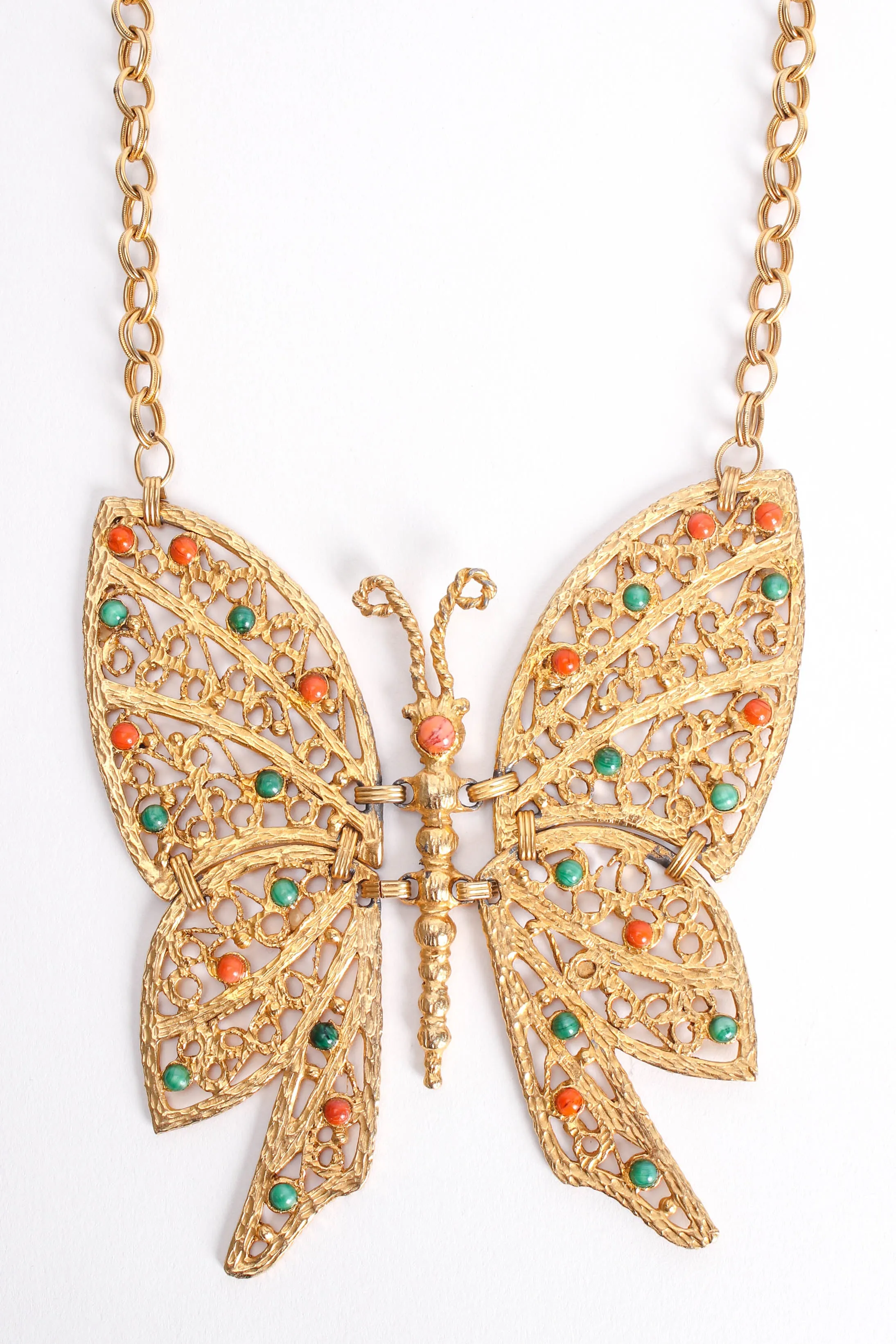 Swallowtail Filigree Butterfly Necklace