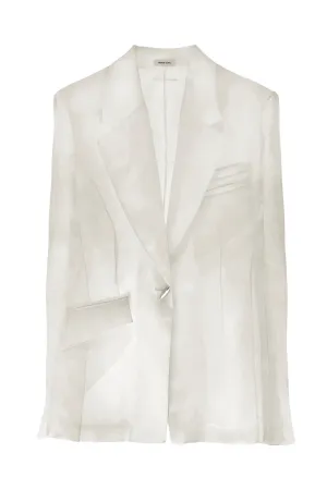 Tailored Blazer in Silk Organza