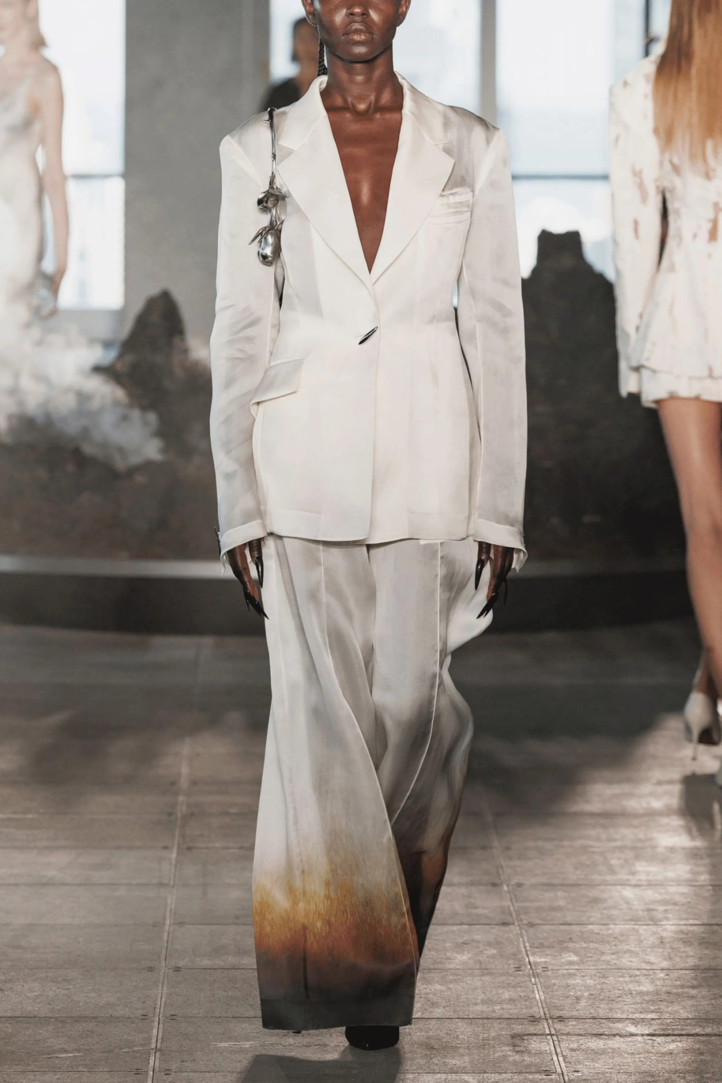 Tailored Blazer in Silk Organza