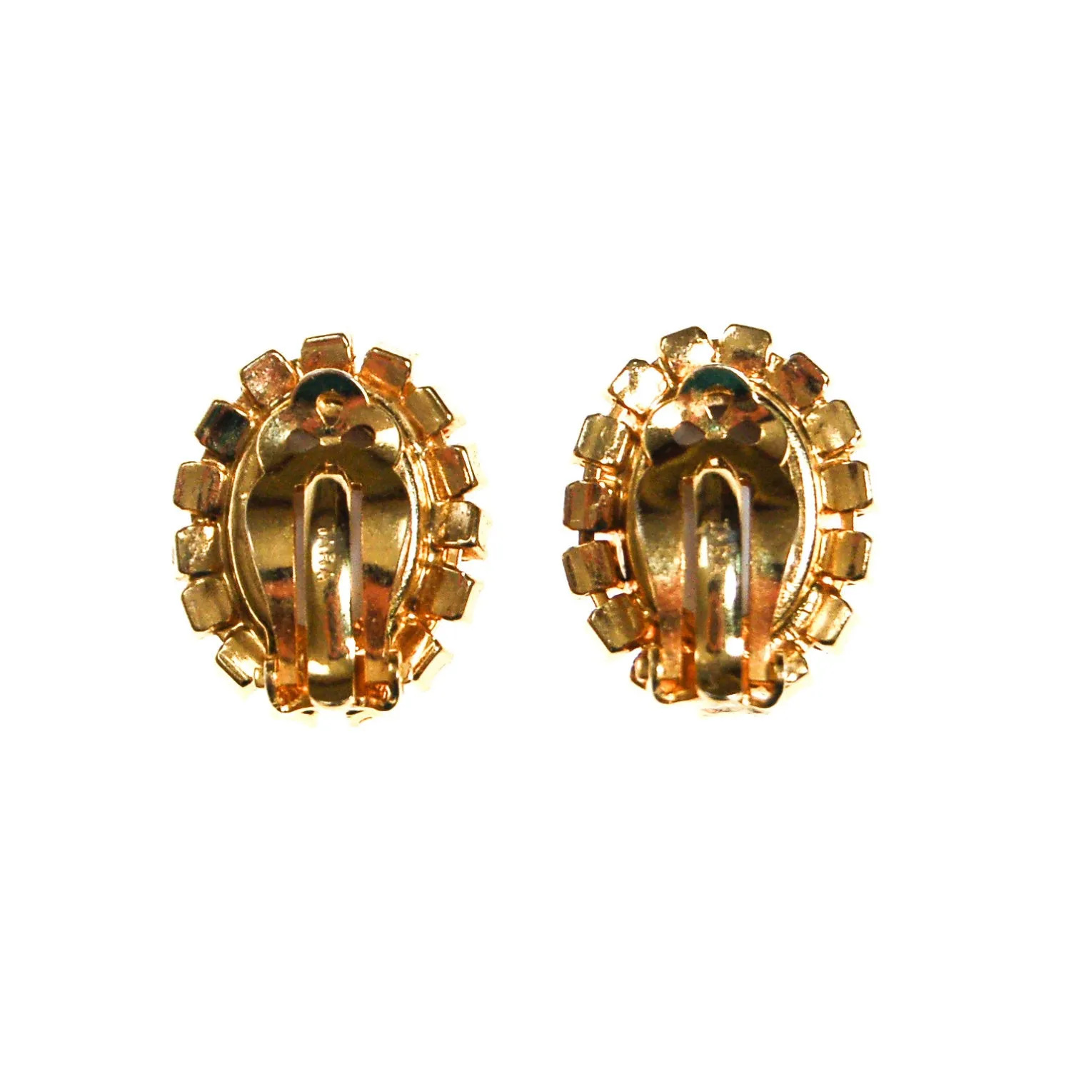 Tara Rhinestone Cameo Earrings