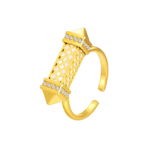 Tassel / Ring Pearl Gold