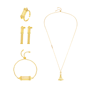 Tassel / Set Pearl Gold