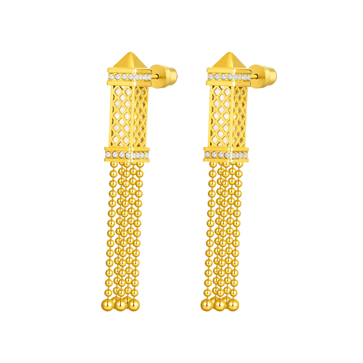 Tassel / Set Pearl Gold