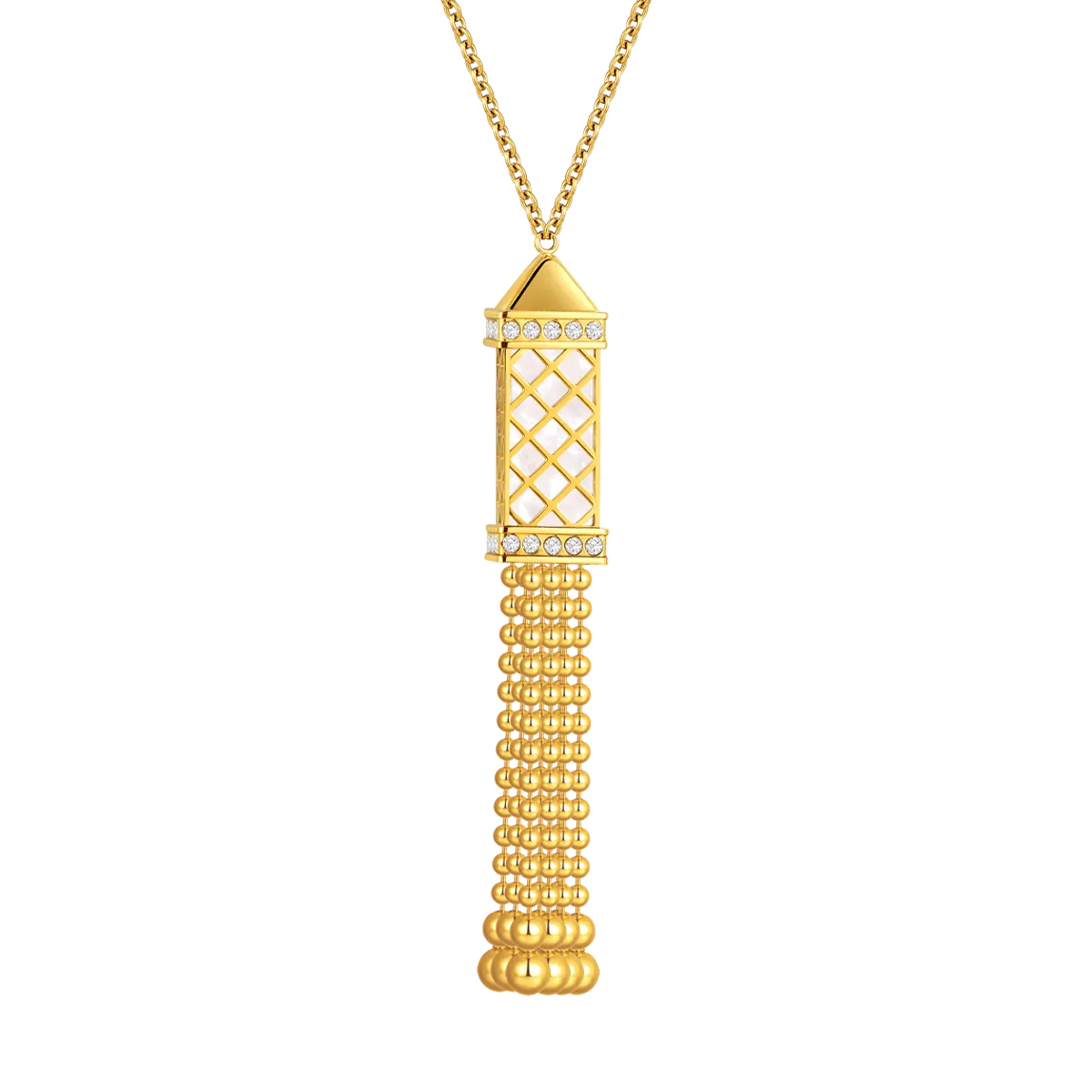 Tassel / Set Pearl Gold