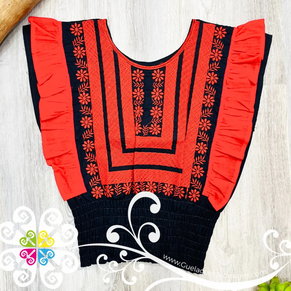 Tehuana Cadenilla Crop Top
