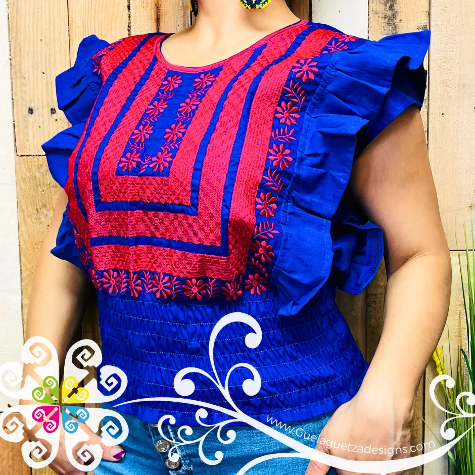 Tehuana Cadenilla Crop Top