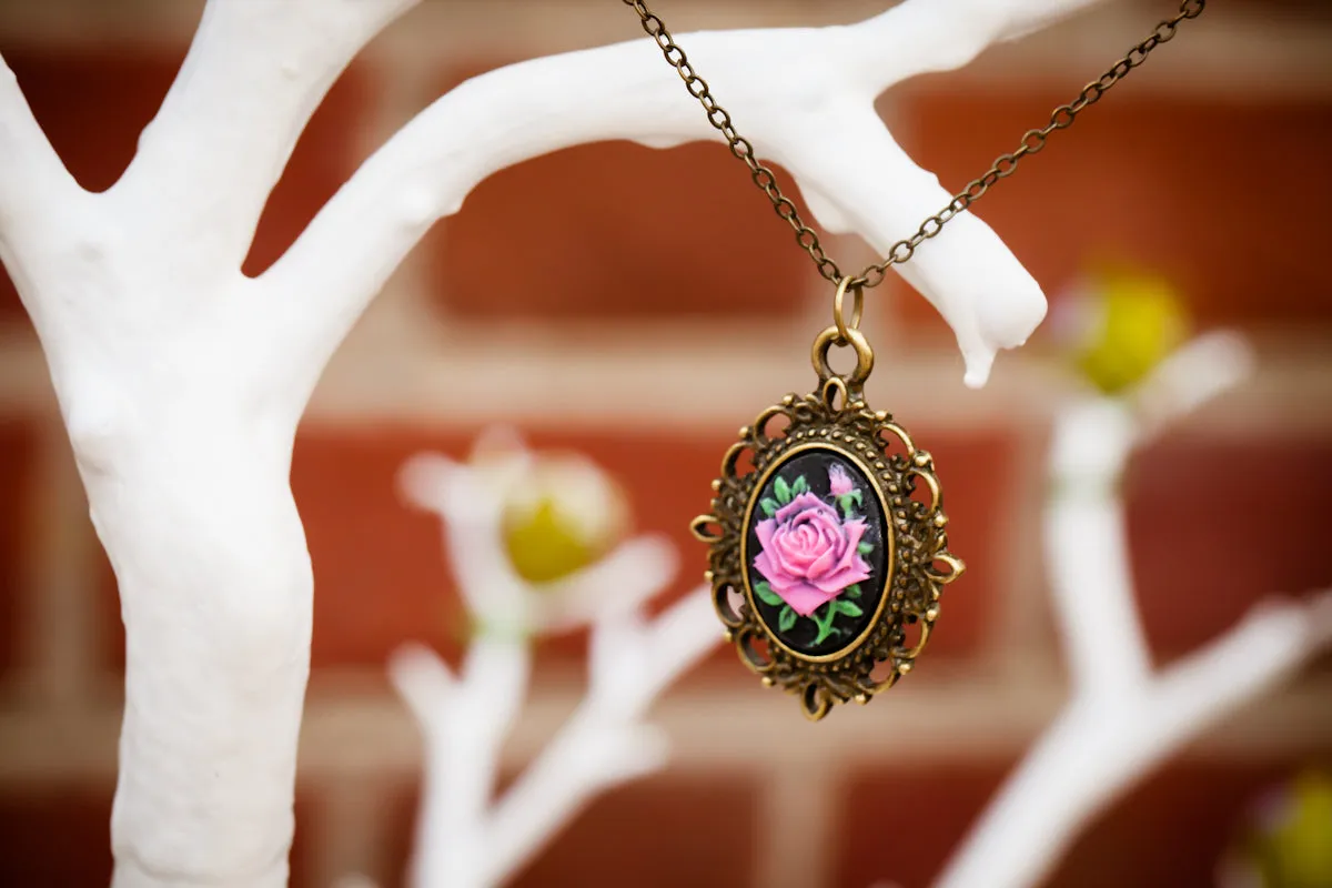 The Belle Rose Cameo Necklace