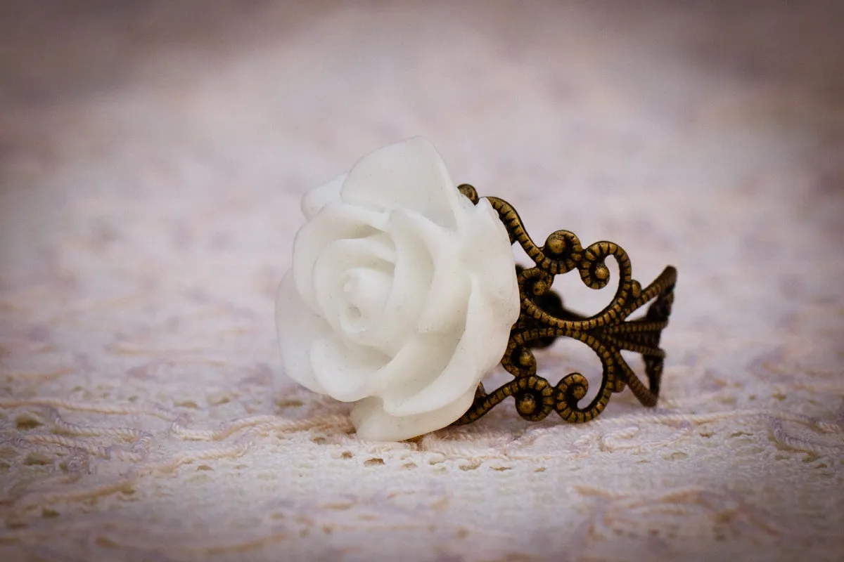 The Marilyn Rose Ring (Color Choices Available)