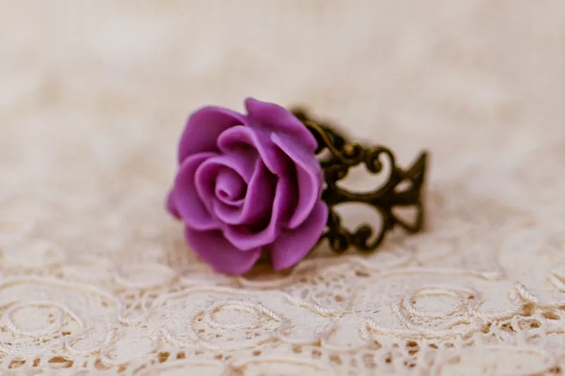 The Marilyn Rose Ring (Color Choices Available)