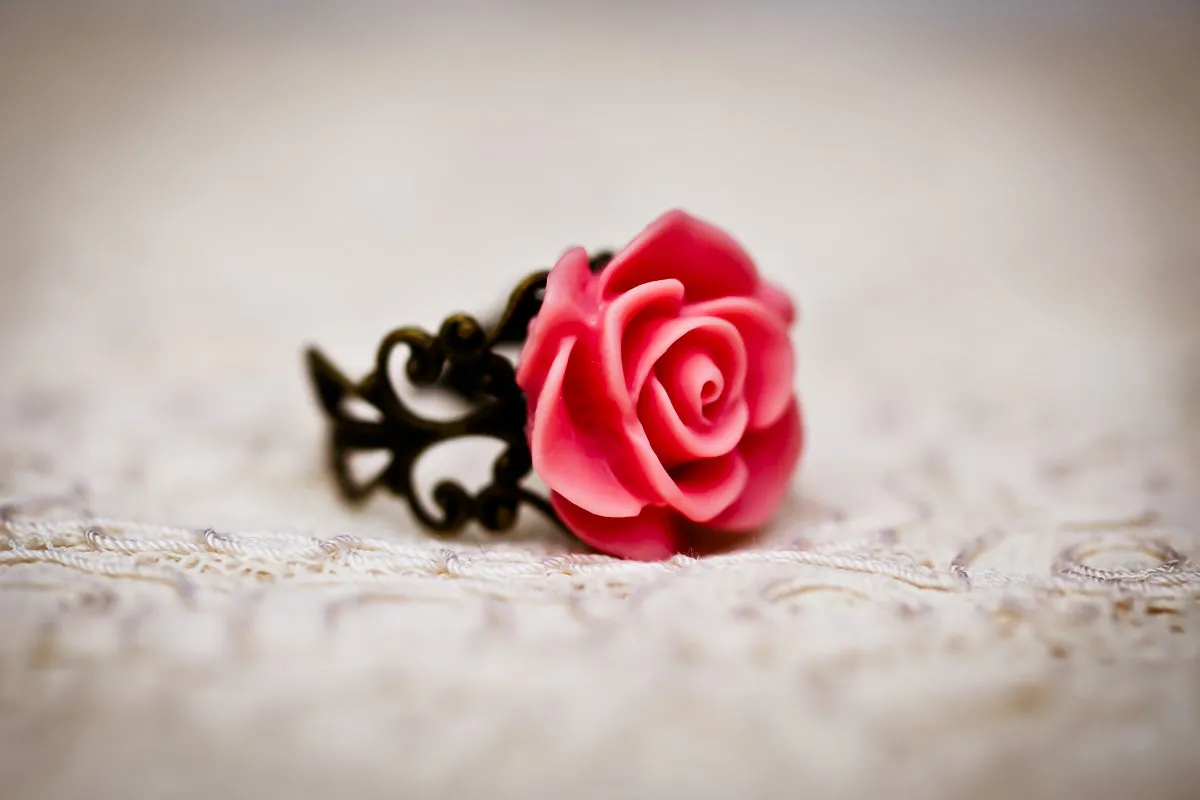 The Marilyn Rose Ring (Color Choices Available)
