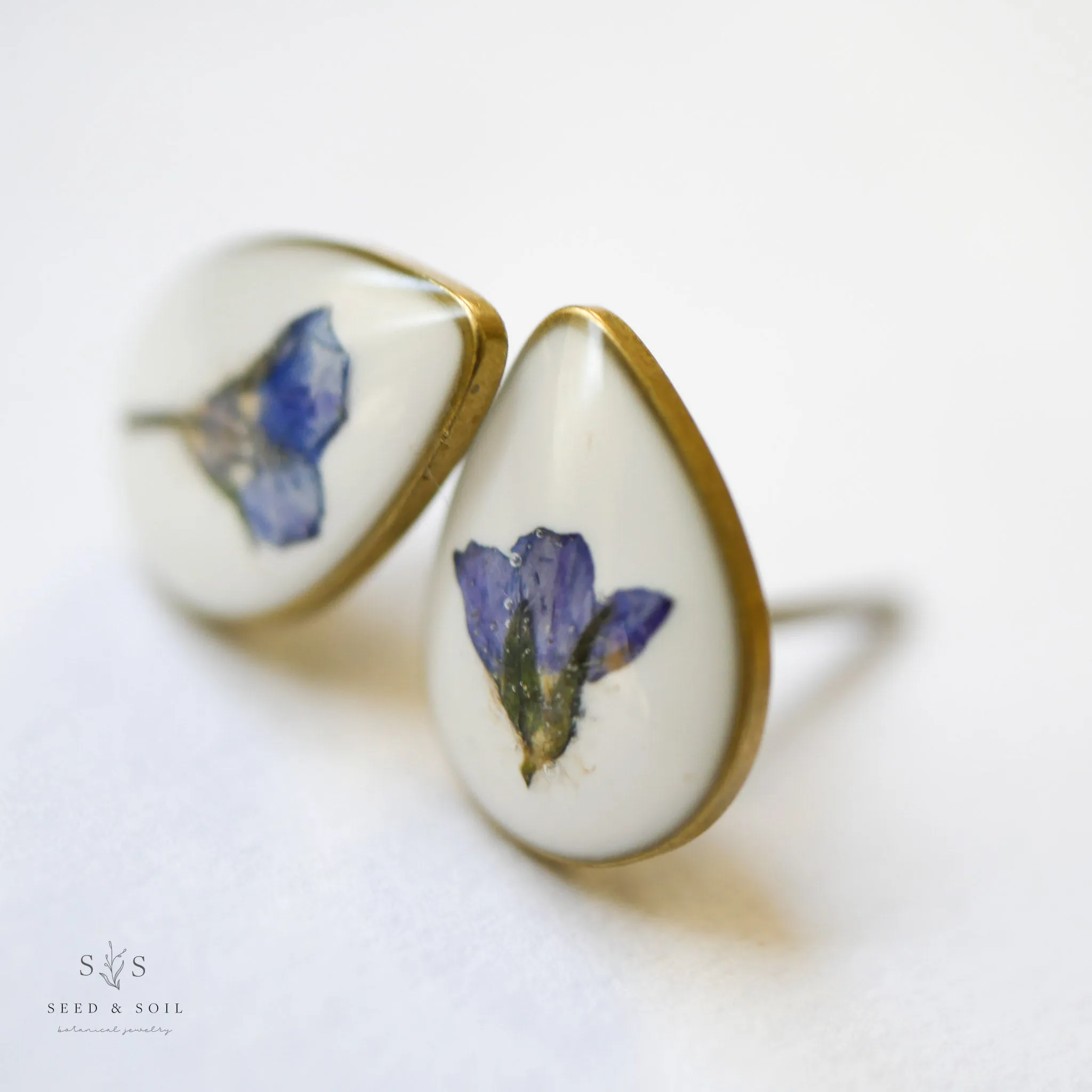 Tiny Teardrop Studs