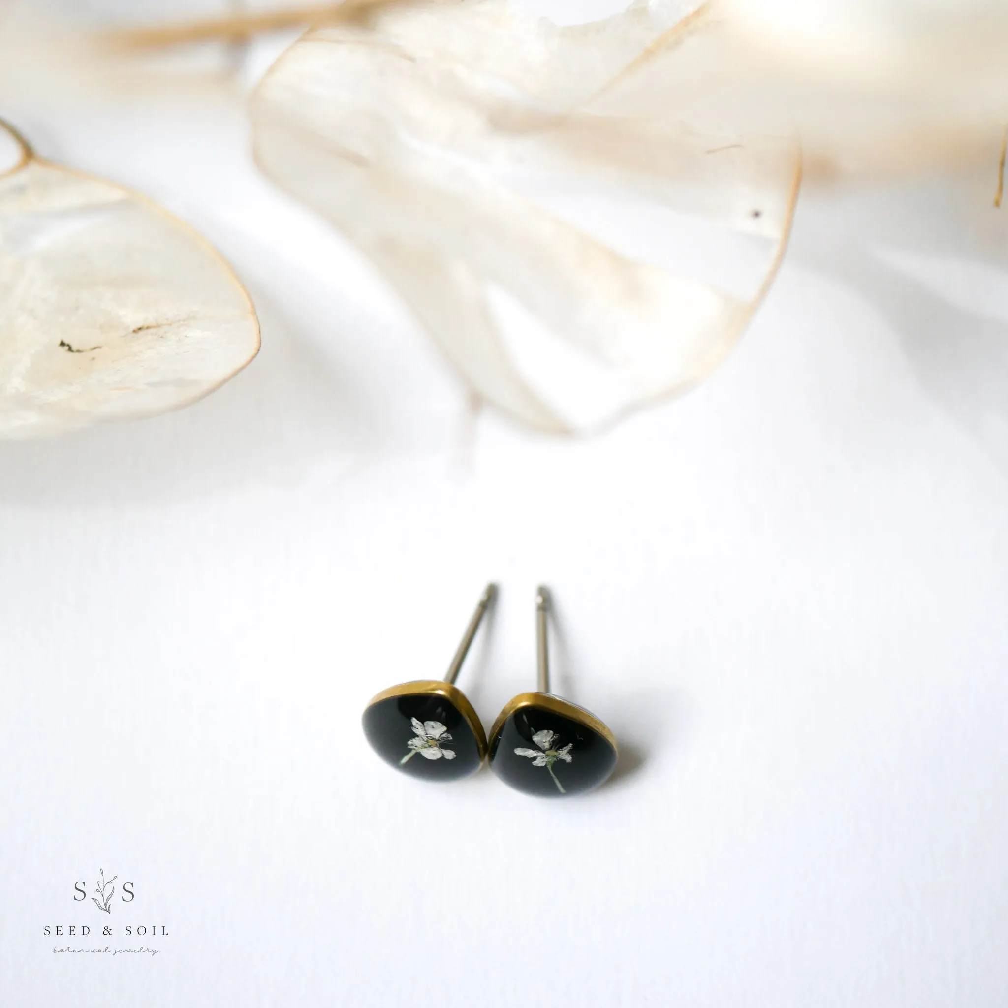 Tiny Teardrop Studs