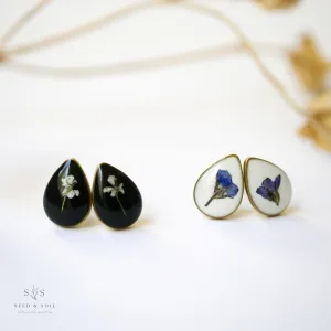 Tiny Teardrop Studs