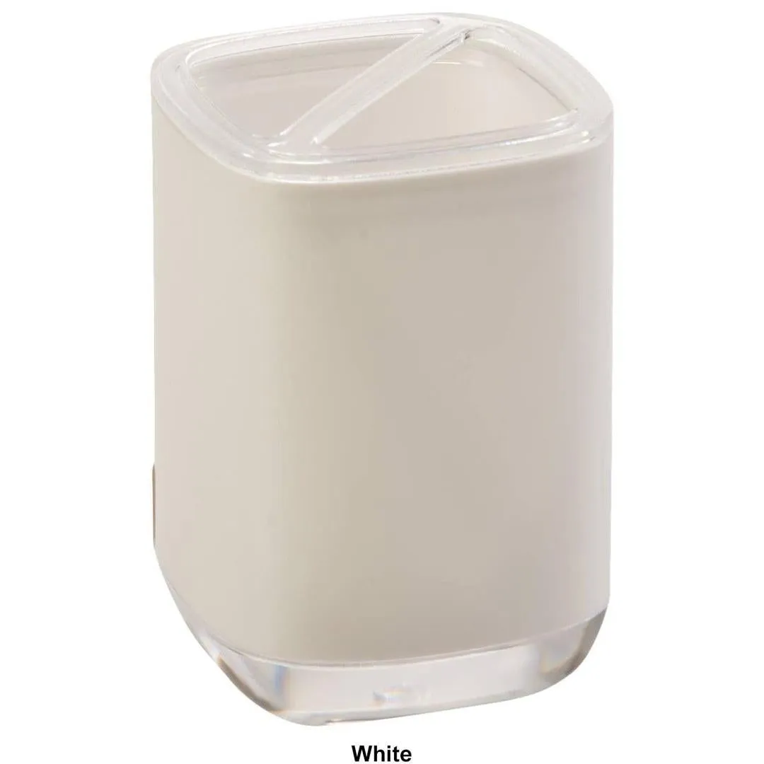 Toothbrush Holder with Chrome Base