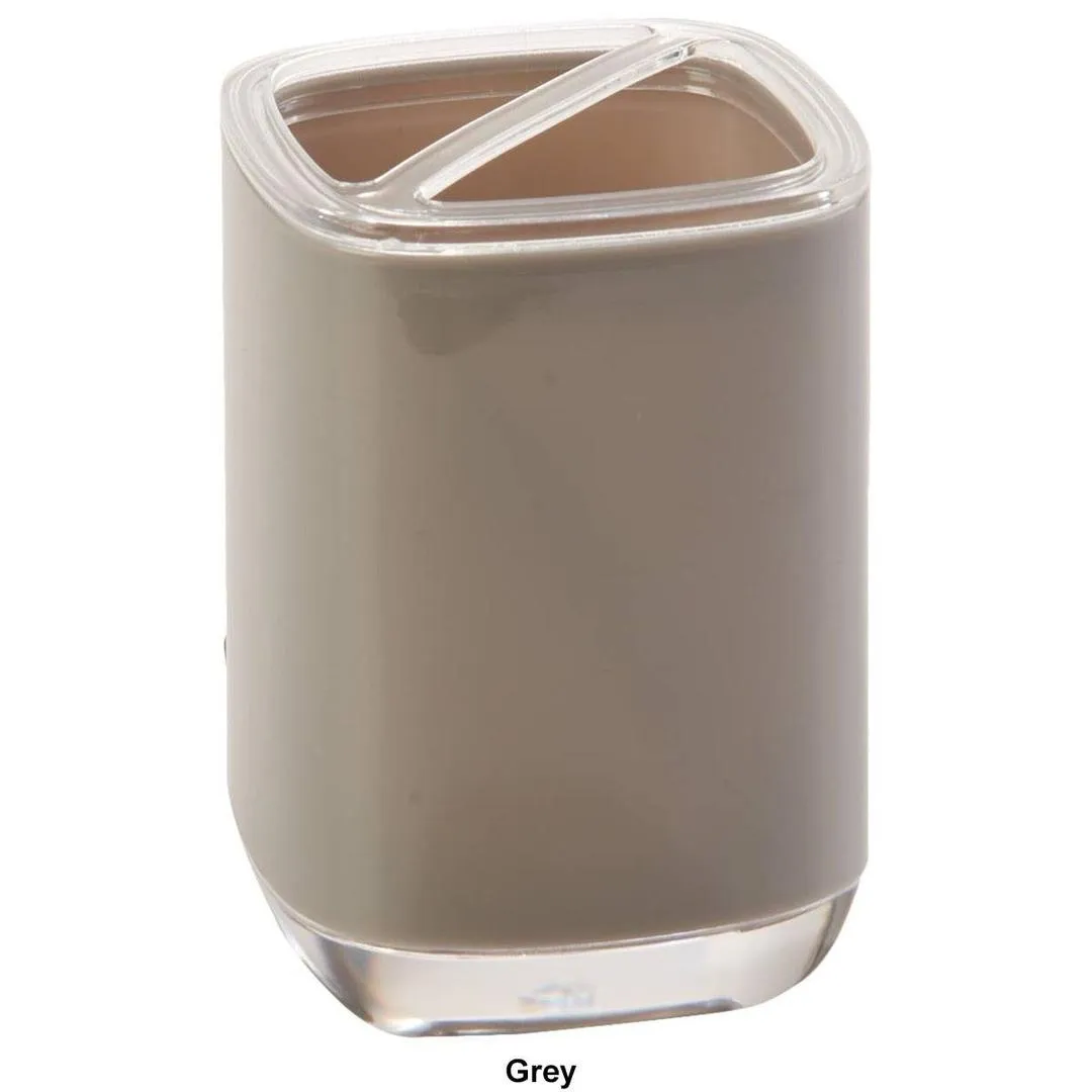 Toothbrush Holder with Chrome Base