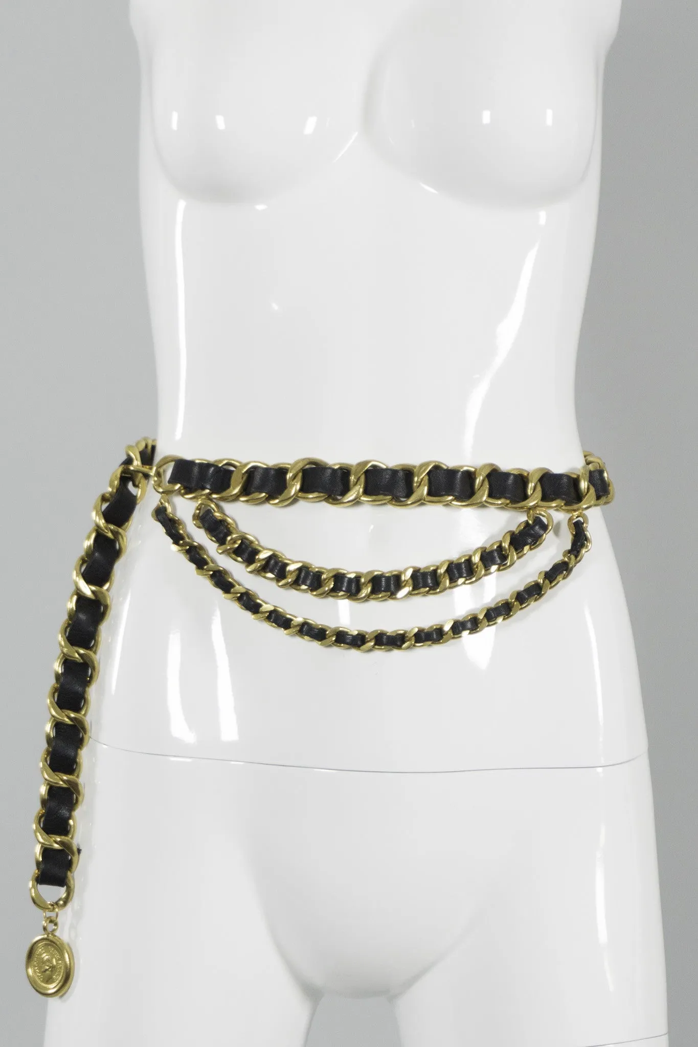 Triple Chain Coin Belt