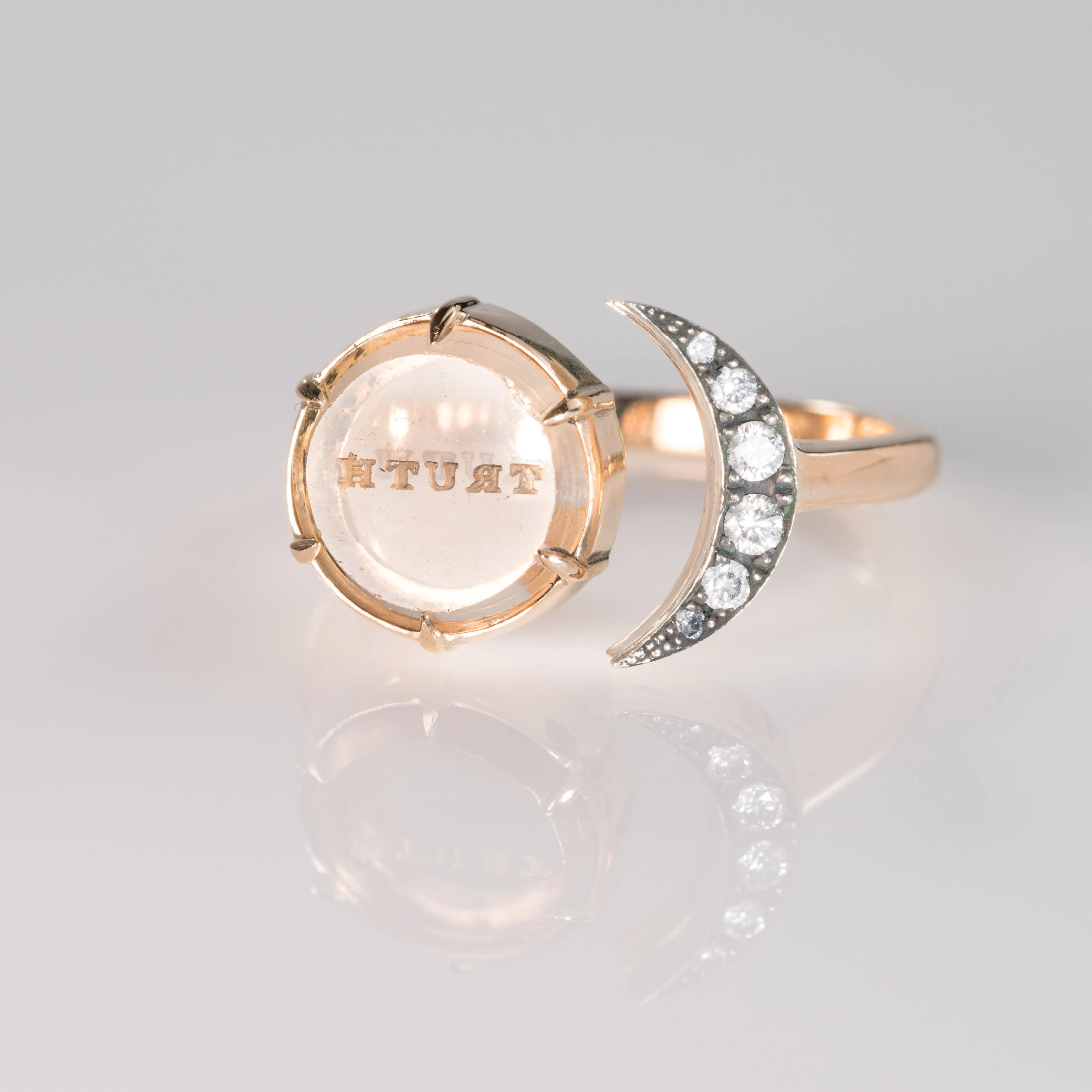 Truth Moon ring