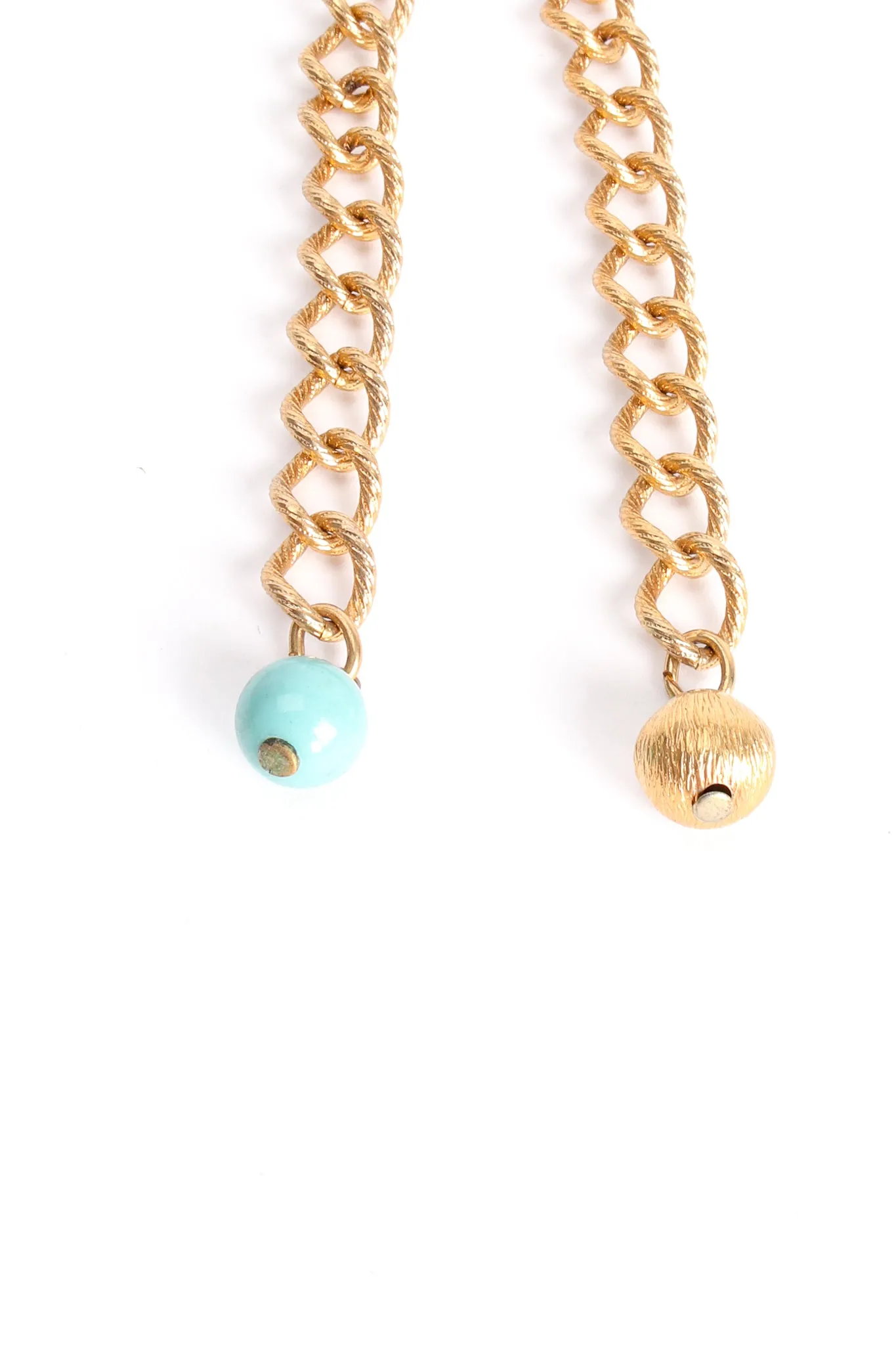 Turquoise Filigree Draped Chain Harness
