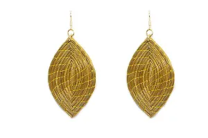 Vegetable Gold Foglia Earrings
