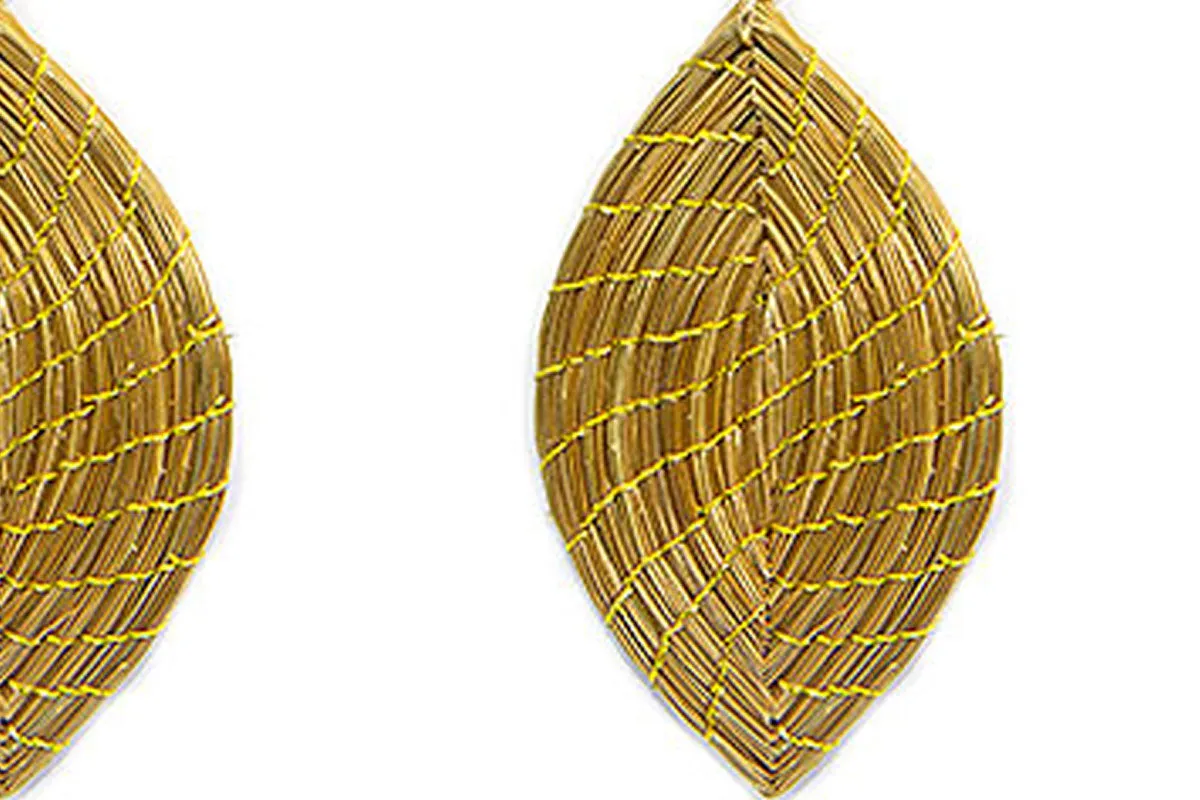 Vegetable Gold Foglia Earrings