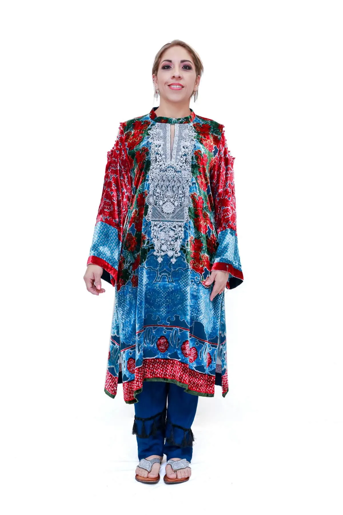 Velvet Silk Salwar Kameez - Suit - Gul Ahmed