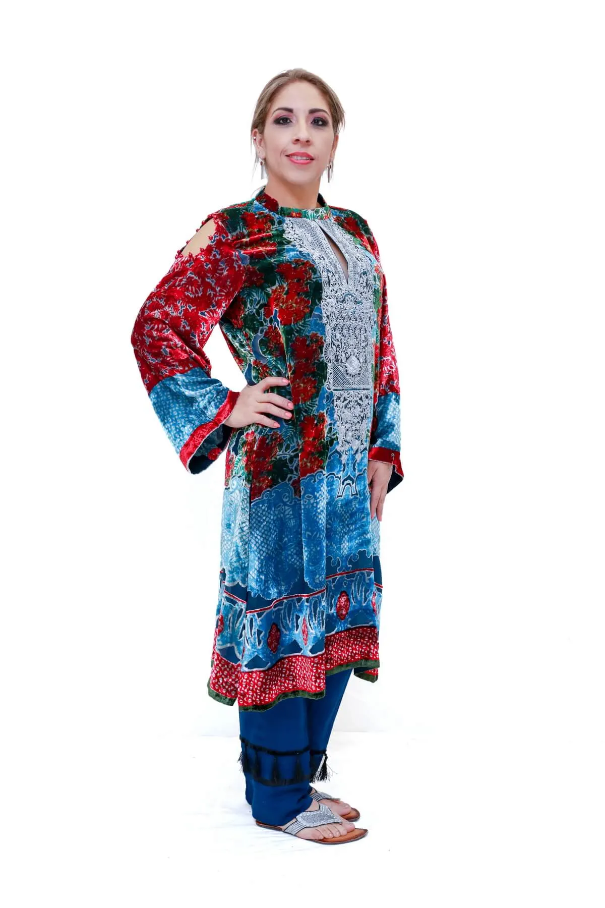Velvet Silk Salwar Kameez - Suit - Gul Ahmed