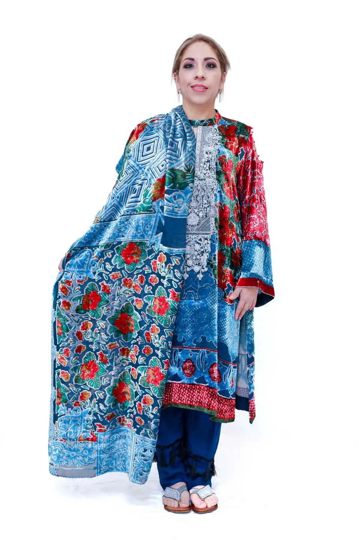 Velvet Silk Salwar Kameez - Suit - Gul Ahmed