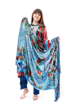 Velvet Silk Salwar Kameez - Suit - Gul Ahmed