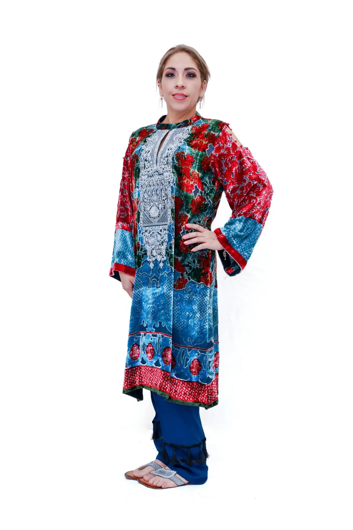 Velvet Silk Salwar Kameez - Suit - Gul Ahmed