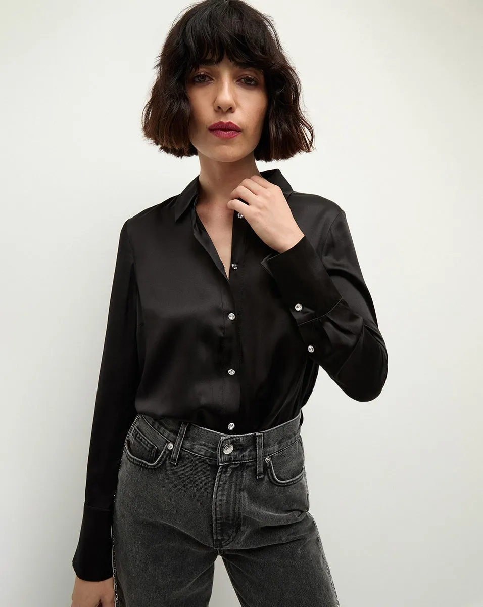 Veronica Beard Monique Top in Black