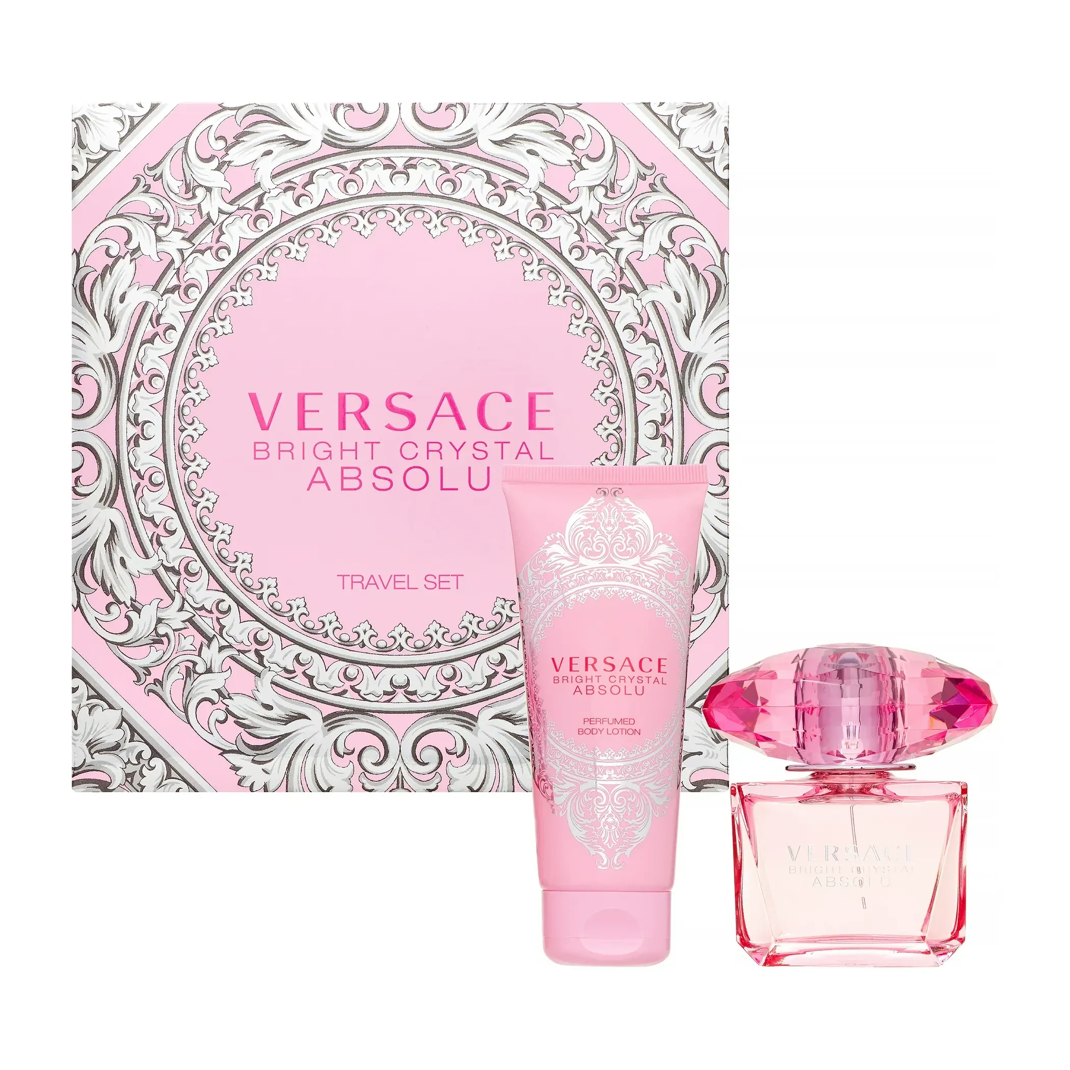 Versace Bright Crystal Absolu Travel Gift Set For Women