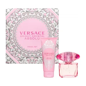 Versace Bright Crystal Absolu Travel Gift Set For Women