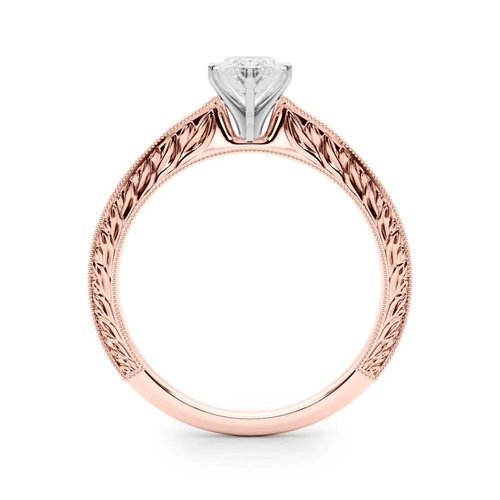 Victoria Marquise Diamond Solitaire Engagement Ring