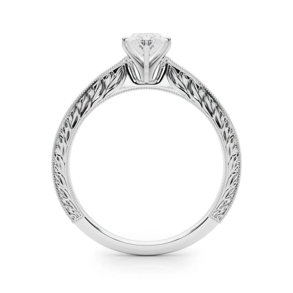 Victoria Marquise Diamond Solitaire Engagement Ring