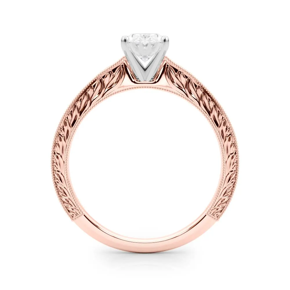 Victoria Oval Diamond Solitaire Engagement Ring