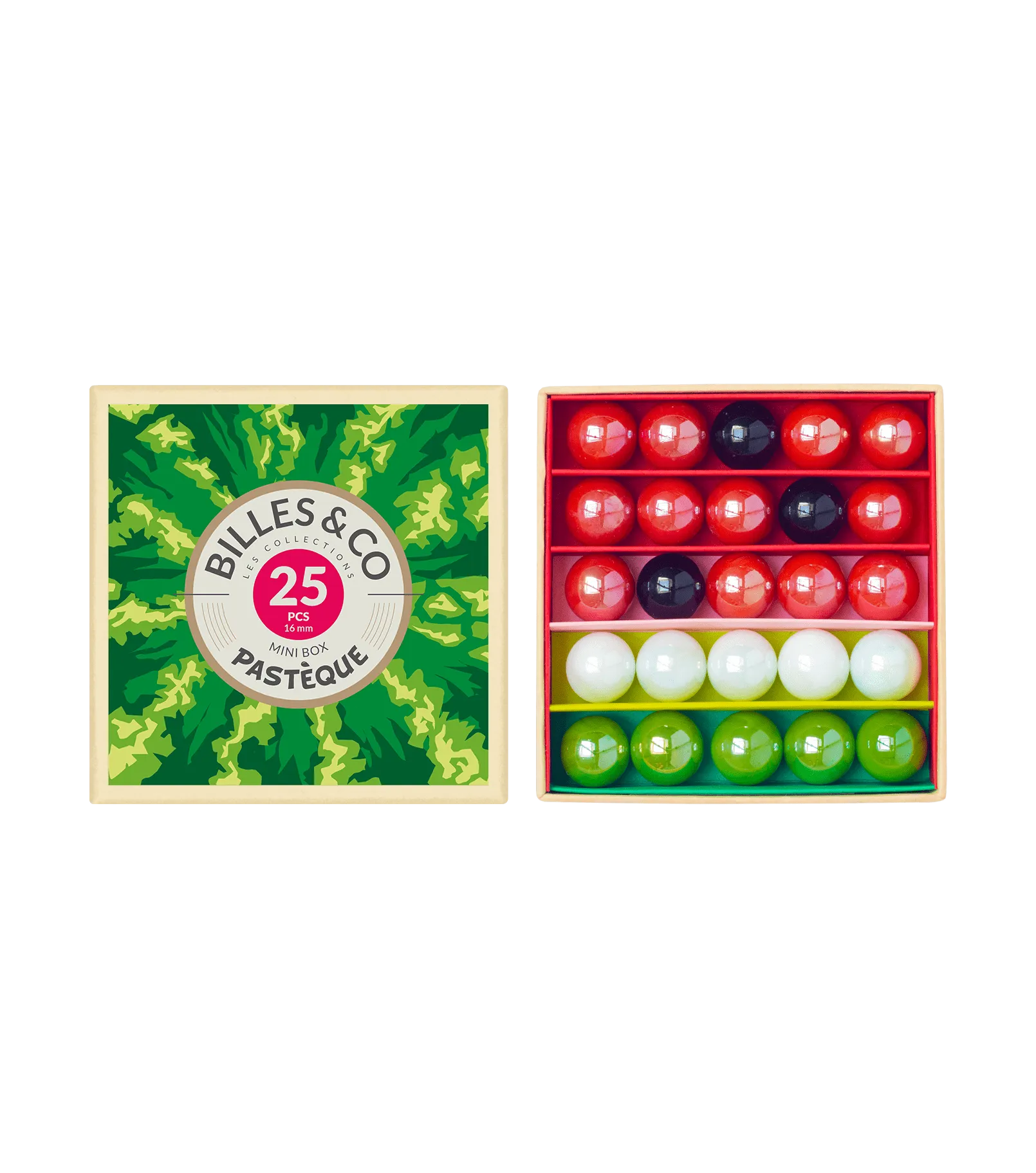 Watermelon Marbles Mini Box - 25 Pack