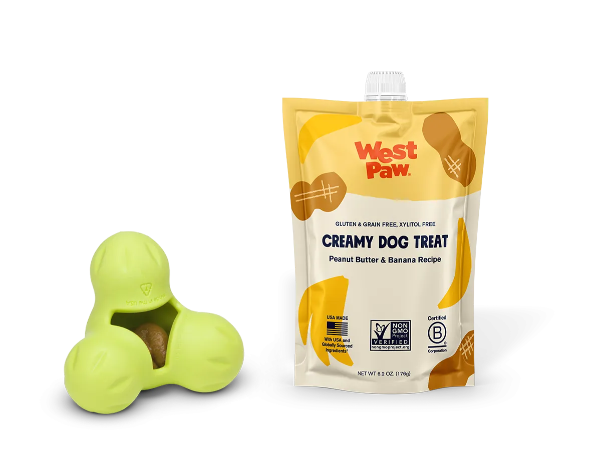 West Paw - Peanut Butter & Banana Creamy Dog Treats