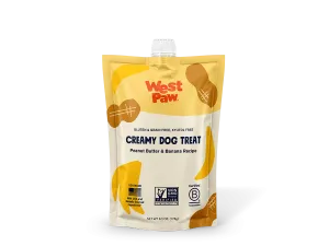 West Paw - Peanut Butter & Banana Creamy Dog Treats